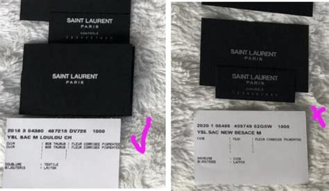 fake ysl clothing|ysl authenticity card.